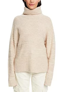 edc by ESPRIT Sweter damski, 274/beżowy 5, XS - Swetry damskie - miniaturka - grafika 1