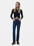 Spodenki damskie - LTB Dżinsy "Fallon 201" - Slim fit - w kolorze granatowym - miniaturka - grafika 1