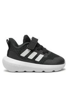 adidas Sneakersy FortaRun 3.0 EL I IH2860 Czarny - Buty dla dziewczynek - miniaturka - grafika 1
