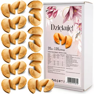 D&D Fortune Cookies / Zestaw ciasteczek z wróżbą "Cookies Classic" 20 sztuk 120g - Desery dla dzieci - miniaturka - grafika 1