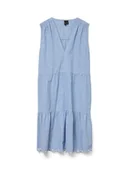 Sukienki - Vero Moda Sukienka w kolorze błękitnym - miniaturka - grafika 1