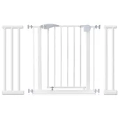 Zabezpieczenia dla dzieci - Bramka Barierka Zabezpieczająca Na Schody I Drzwi Biała - miniaturka - grafika 1