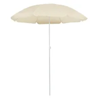 Parasole ogrodowe - vidaXL Parasol ogrodowy na stalowym słupku, piaskowy, 180 cm vidaXL - miniaturka - grafika 1