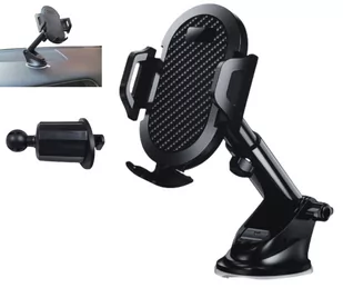 Uchwyt Samochodowy z Przyssawką do Telefonu - Długie ramie 16cm - Pozostałe akcesoria do telefonów Uchwyt Samochodowy z Przyssawką do Telefonu - Długie ramie 16cm - Pozostałe akcesoria do telefonów - miniaturka - grafika 1