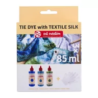 Farby i media malarskie - Zestaw Farb Do Tkanin Tie Dye Blue3X85Ml, Talens Art Creation - miniaturka - grafika 1