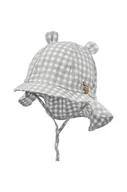 Czapki dla dzieci - Jamiks czapka bawełniana dziecięca WIDAR kolor szary wzorzysta - miniaturka - grafika 1