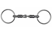 Akcesoria jeździeckie - FEELING Wędzidło z rolkami 19 mm - miniaturka - grafika 1