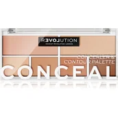 Bronzery i konturowanie twarzy - Makeup Revolution Paleta do konturowania Relove MeLight 11,2 g - miniaturka - grafika 1