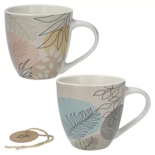 Kubek do kawy herbaty porcelanowy zestaw 2 sztuki 390 ml Kolory Ziemi Altom Design - Kubki - miniaturka - grafika 1