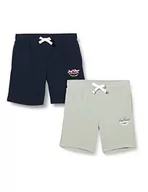 Spodenki damskie - JACK&JONES JPSTANDY szorty dresowe 2PK MP, Granatowy blezer/opakowanie: granatowy+wrought, S - miniaturka - grafika 1