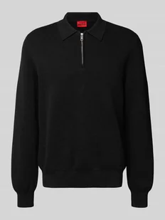 Sweter z dzianiny o kroju relaxed fit z czystej bawełny model ‘SAN PAULEY-C’ - Spodnie męskie - miniaturka - grafika 1