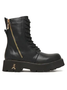 Patrizia Pepe Trzewiki PPJ961.31 Czarny - Botki damskie - miniaturka - grafika 1