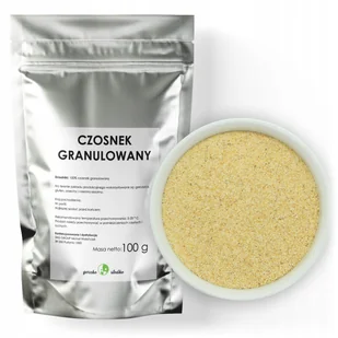 Czosnek Suszony Granulowany Aromatyczny 100G - Przyprawy i zioła sypkie - miniaturka - grafika 1