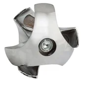 Inne mocowania - Złącze trzykierunkowe prawe Ø25 chrom - miniaturka - grafika 1