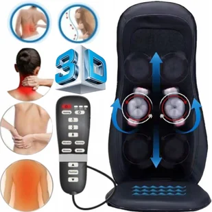 Mata masująca Shiatsu Masażer do ciała do masażu kręgosłupa pleców szyi 3D - Masażery - miniaturka - grafika 1