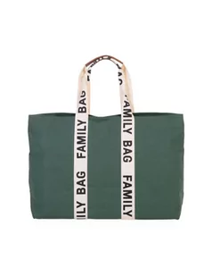 Childhome Torba Family Bag Signature zielona - Torby i organizery dla mam - miniaturka - grafika 1