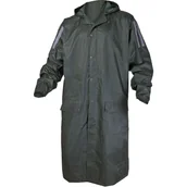 Odzież robocza - DELTA PLUS MA400 PŁASZCZ PRZECIWDESZCZOWY Z POLIESTRU POWLEKANEGO PVC; ZIELONY - miniaturka - grafika 1