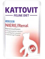Mokra karma dla kotów - Kattovit Niere/Renal kaczka 12x85g saszetka - miniaturka - grafika 1