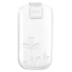 NoName Opakowanie na telefon białe imitacja skóry 105 x 45 x 15 No Name - Etui i futerały do telefonów - miniaturka - grafika 1