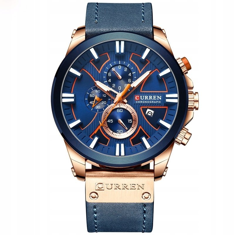 Zegarek Curren ZEGAREK MĘSKI CURREN stalowy chronograf
