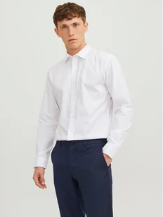 Jack&Jones Koszula 12187222 Biały Slim Fit - Koszule męskie - miniaturka - grafika 1