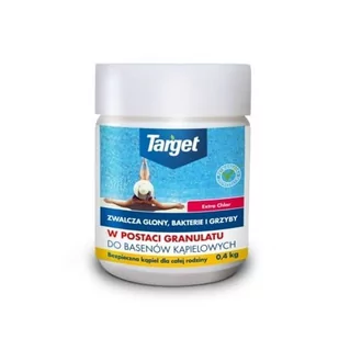 TARGET Granulat Extra Chlor Zwalcza Glony Bakterie i Grzyby 400 g 102087 - Akcesoria do basenów - miniaturka - grafika 1