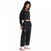 Spodnie damskie - Damskie spodnie treningowe Under Armour Project Rock W Wvn Pant Boh - czarne - miniaturka - grafika 1