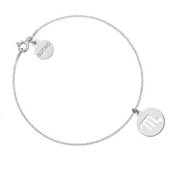 Bransoletki - Srebrna bransoletka z zodiakiem Skorpiona - miniaturka - grafika 1