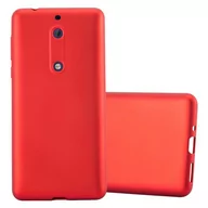 Etui i futerały do telefonów - Pokrowiec Do Nokia 5 2017 w METALLIC CZERWONY Etui TPU Silikon Obudowa Ochronny Case Cover Cadorabo - miniaturka - grafika 1