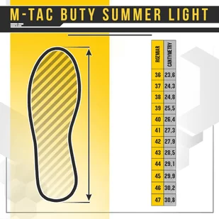 M-Tac - Buty trekkingowe Summer Light - Coyote - MTC-805514-COY - Buty trekkingowe męskie - miniaturka - grafika 10