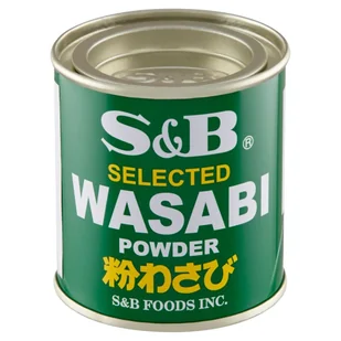 Chrzan wasabi w proszku S&B puszka 30g - Zdrowa żywność - miniaturka - grafika 1