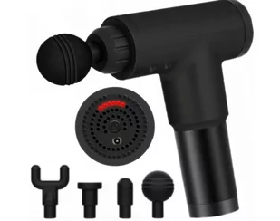 PISTOLET DO MASAŻU MOCNY MASAŻER CIAŁA MASSAGE GUN - Akcesoria do masażu - miniaturka - grafika 1