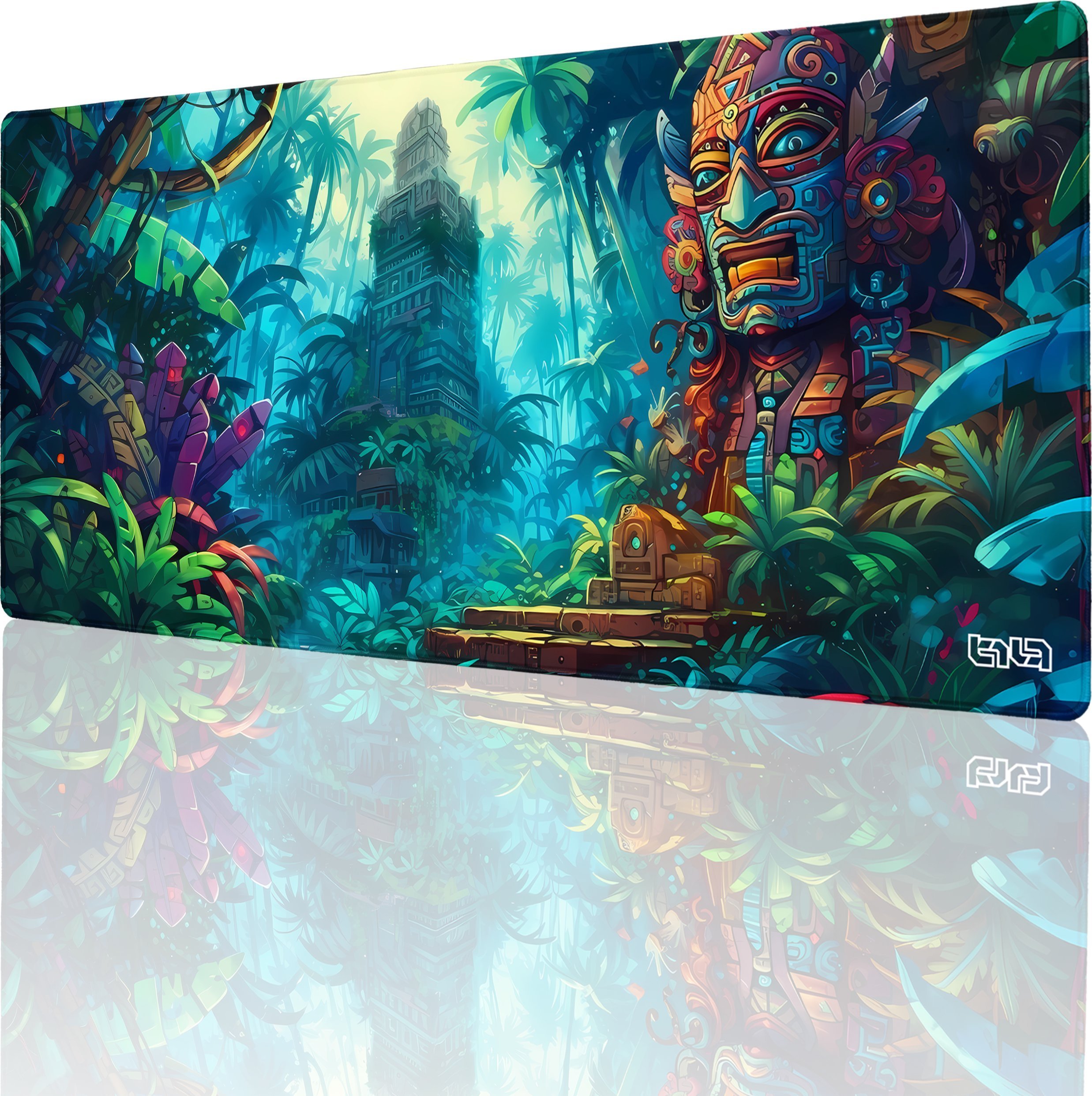 Podkładka Tilt PODKŁADKA POD KLAWIATURĘ Azteckie Echa 90x40 TILT Wodoodporna Gamingowa