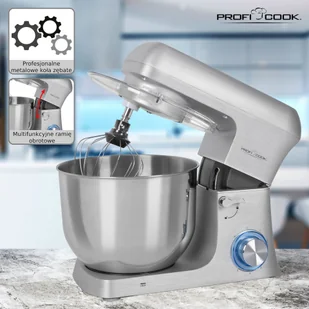 Robot kuchenny, mikser planetarny 10 Litrów ProfiCook PC-KM 1188 - Roboty kuchenne - miniaturka - grafika 5
