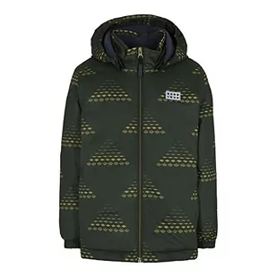 LEGO Chłopięca kurtka zimowa odporna na działanie wody, wiatroszczelna, ciepła, Ciemna zieleń, 152 - Kurtki i płaszcze dla chłopców - miniaturka - grafika 1