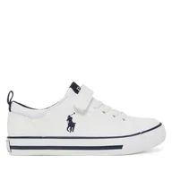 Buty dla dziewczynek - Sneakersy Polo Ralph Lauren Ryley Ps RL01239100 Biały - miniaturka - grafika 1