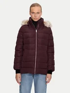 Kurtki damskie - Tommy Hilfiger Kurtka puchowa WW0WW43600 Fioletowy Regular Fit - miniaturka - grafika 1