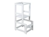 Mały naukowiec - Roba Wieża edukacyjna Montessori, z drewna (Biały) - miniaturka - grafika 1