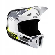 Kaski rowerowe - Leatt Kask Rowerowy Mtb Gravity 2.0 V24 Helmet White/black Kolor Bia - miniaturka - grafika 1