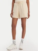 Spodenki damskie - Reebok Szorty sportowe Jacqueline RK25500CCW Beżowy Regular Fit - miniaturka - grafika 1