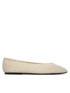 Baleriny - Calvin Klein Baleriny Square Ballerina Aop Mesh HW0HW02937 Écru - miniaturka - grafika 1