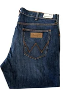 Spodnie męskie - WRANGLER GREENSBORO DARK STORM JEANSY MĘSKIE - miniaturka - grafika 1