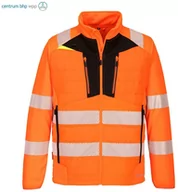 Odzież robocza - PORTWEST DX473 HYBRYDOWA KURTKA OSTRZEGAWCZA BAFFLE DX4; POMARAŃCZOWY/CZARNY - miniaturka - grafika 1