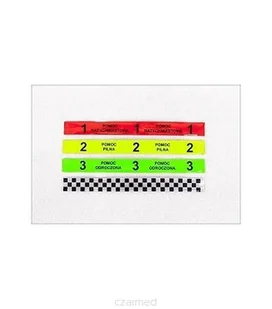 Zestaw TRIAGE rozszerzony z opaskami i kartami segregacyjnymi - Sprzęt ratunkowy - miniaturka - grafika 5