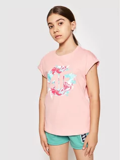 Koszulki dla chłopców - 4F T-Shirt JTSD012A Różowy Regular Fit - grafika 1