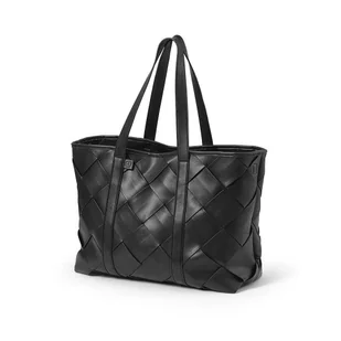 Elodie Details Torba dla mamy - Tote Braided Leather - Torby i organizery dla mam - miniaturka - grafika 1
