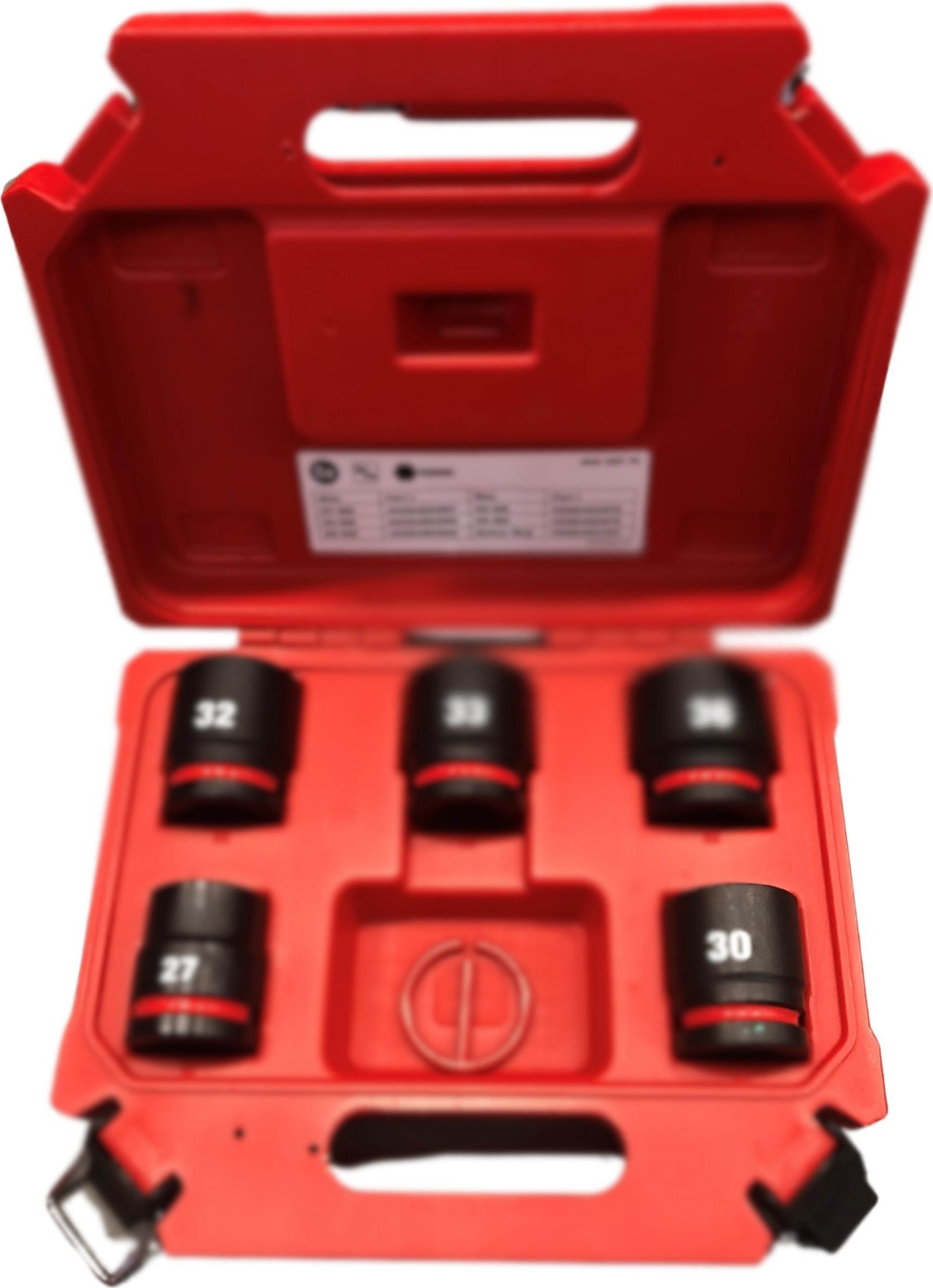 Milwaukee Set of impact heads short 3/4