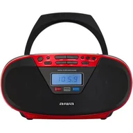 Radioodtwarzacze - AIWA BBTU-400RD czerwony - miniaturka - grafika 1