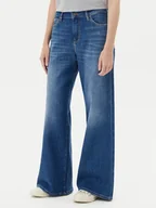 Spodnie damskie - Guess Jeans Jeansy W5YA0O D0021 Niebieski Wide Leg - miniaturka - grafika 1
