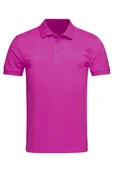 Odzież medyczna - Koszulka polo medyczna męska fuksja XL - miniaturka - grafika 1